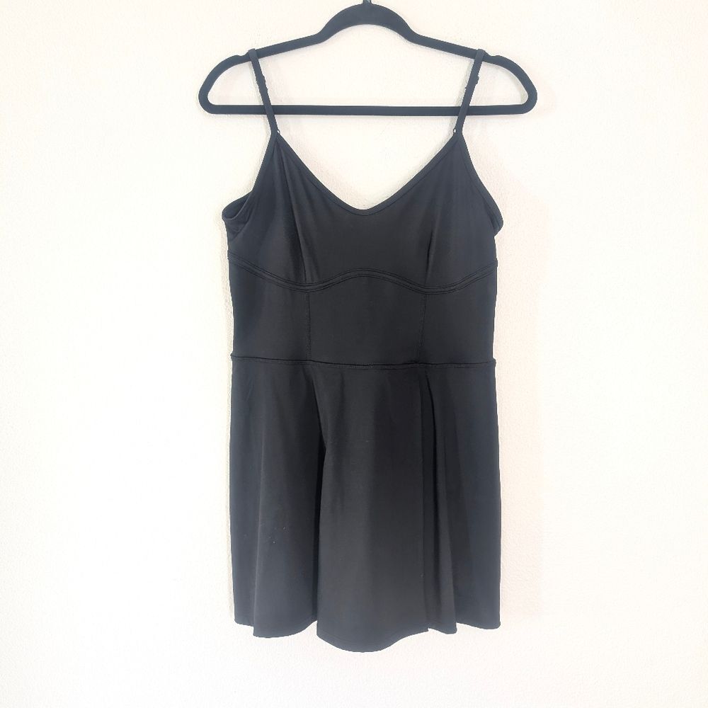 JoyLab Game Day Strappy Active Dress Romper Black Size Medium - Picture 2 of 8